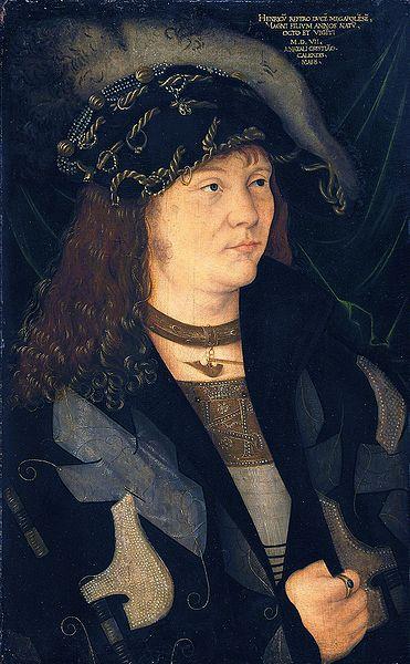 Jacopo de Barbari Portrait of Heinrich oil painting image